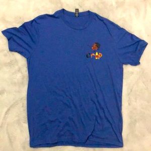 XL blue mens t- shirt